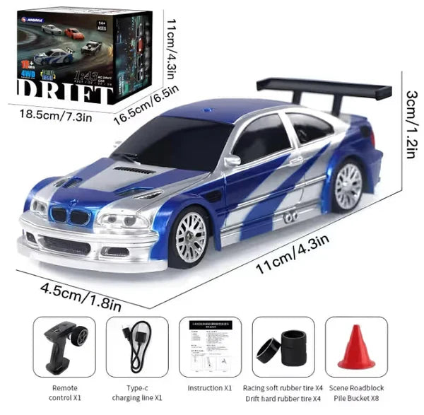 MOST WANTED BMW M3 GTR RC DRIFT CAR