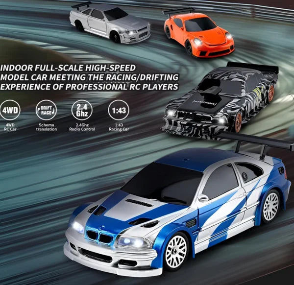 MOST WANTED BMW M3 GTR RC DRIFT CAR