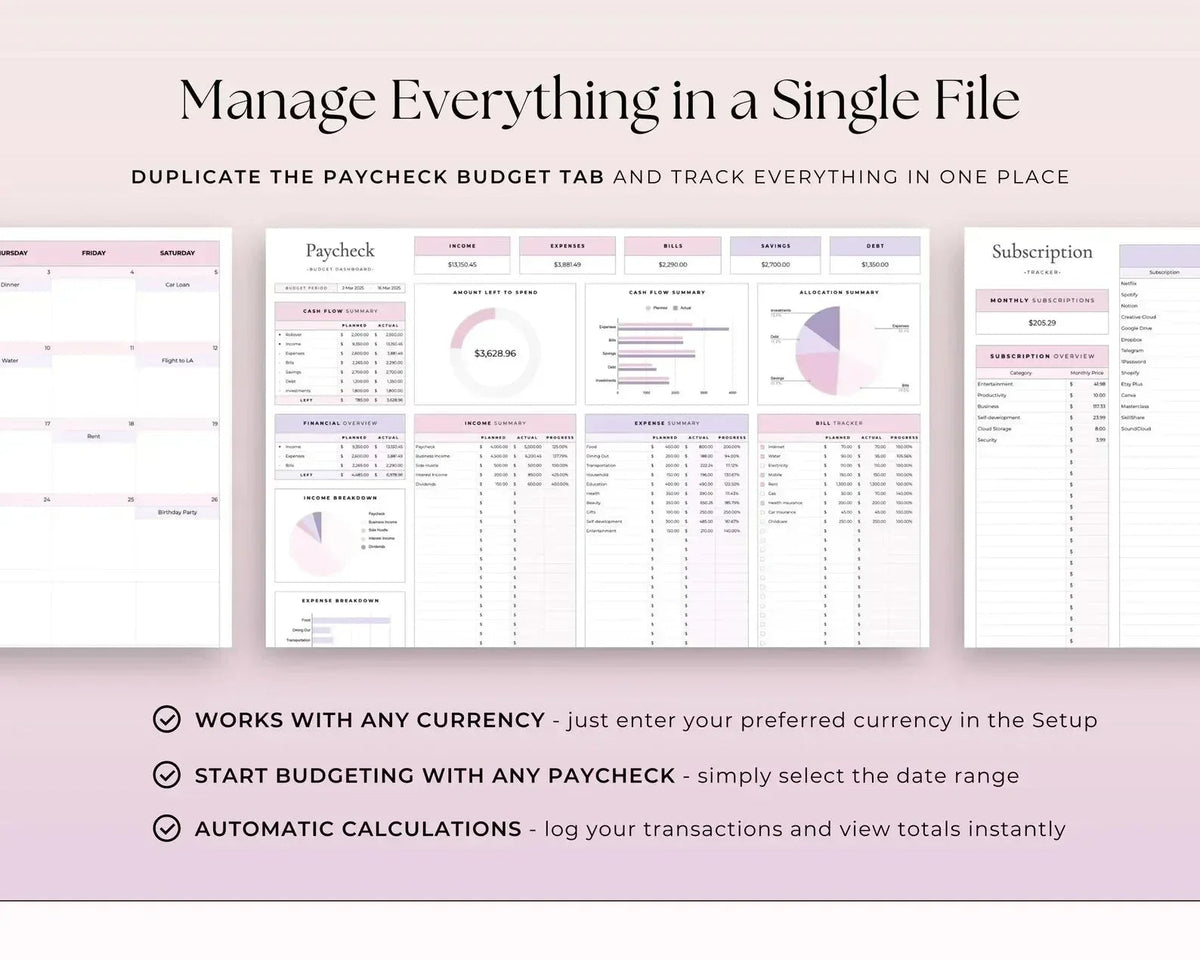Paycheck Budget V-1 - MintLabs